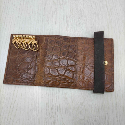 エンポリオアルマーニ EMPORIO ARMANI 型押しレザーキーケース6連 メンズ